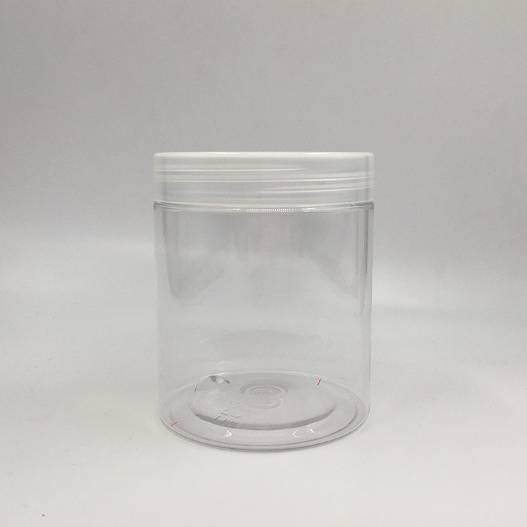 100ml 8oz 500ml 1000ml 맑은 애완용 플라스틱 저장 용기 식품 등급 화장품 크림 상자 뚜??