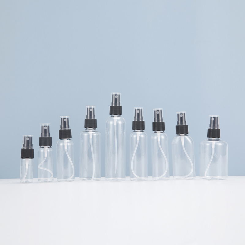 친환경 투명한 PET 플라스틱 스프레이 병 매일 10ml 15ml 30ml 50ml 60m 70ml 100ml 200ml 500ml
