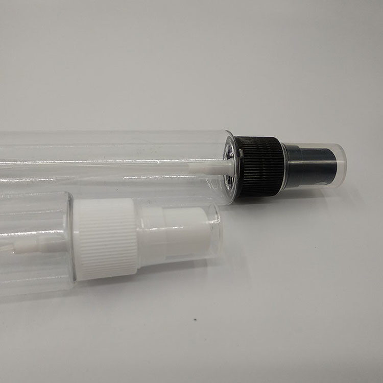 부드러운 PET 플라스틱 스프레이 병 10ml 15ml 30ml 50ml 60m 70ml 100ml 200ml 500ml 투명 여행 친화적