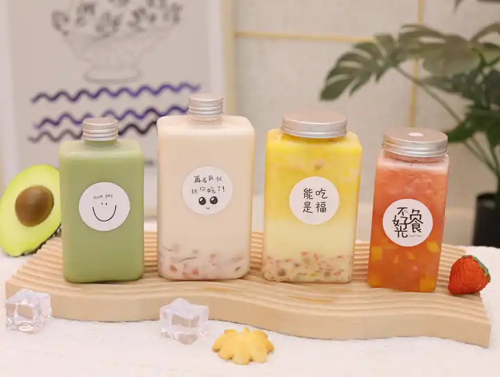 고 용량 우유 차 병 현대 디자인 누출 방지 120ml 250ml 350ml 500ml 1000ml