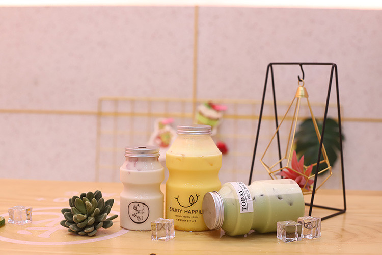 단열 120ml 250ml 350ml 500ml 1000ml 용량의 중간 크기의 우유 차 병