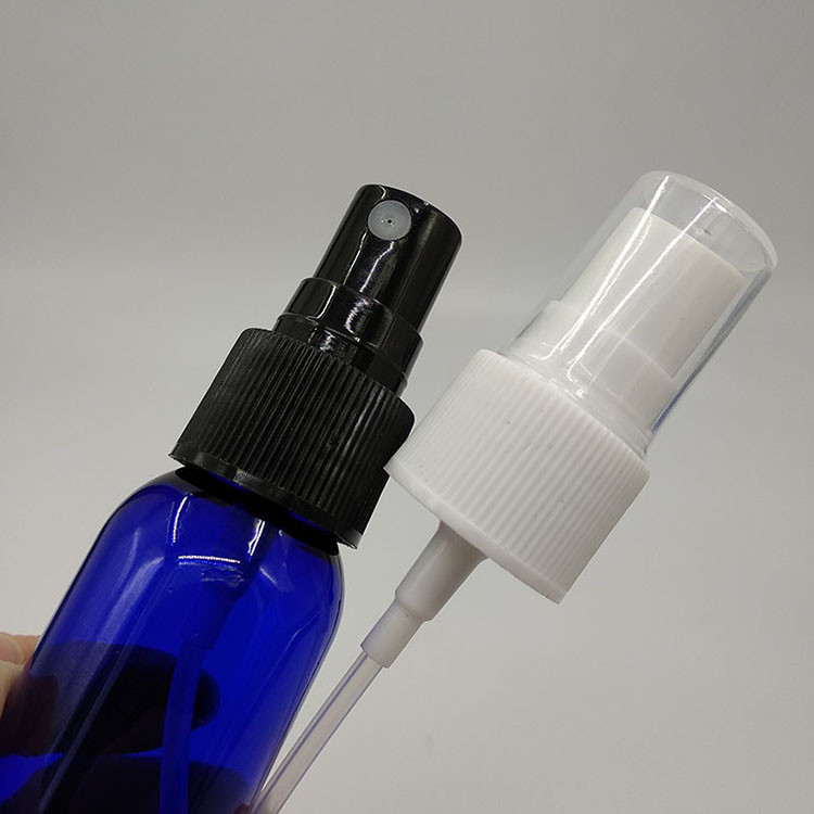 부드러운 표면 가정용 PET 플라스틱 스프레이 병 용량 10ml 15ml 30ml 50ml 60m 70ml 100ml 200ml 500ml 둥글