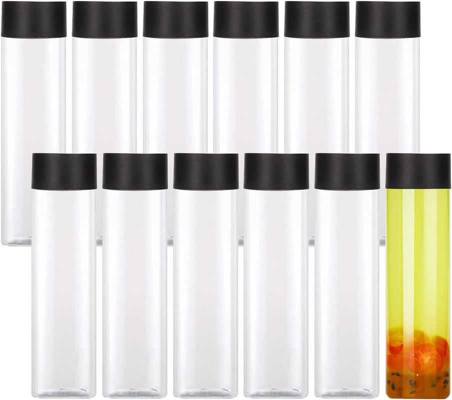 대용량 밀크티 병 투명 스크류 뚜껑 포함 120ml 250ml 350ml 500ml 1000ml