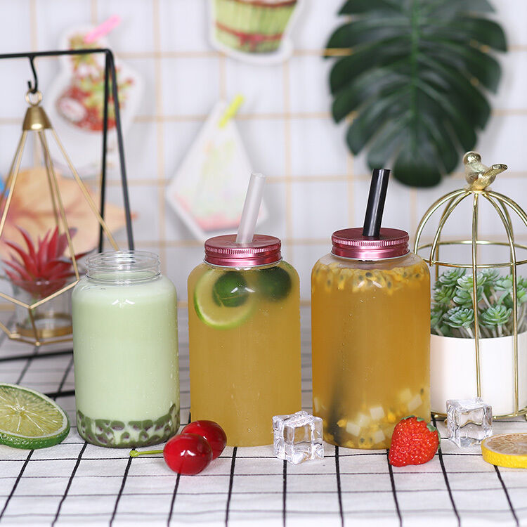 0.5kg 밀크티 병, 누수 방지, 모던 디자인, 음료 포장 및 보관 솔루션에 적합