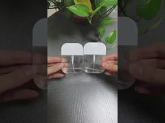 스퀘어 신용카드 스프레이 병 45ml 알코올 소독제 병 플라스틱 병 열쇠고리 포함