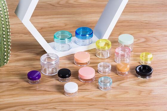 사용자 정의 인쇄 플라스틱 잔 용기 넓은 입 공체 꽉 찬 컵 향신료 보관 에 이상적 인 허브 크림 및 분말