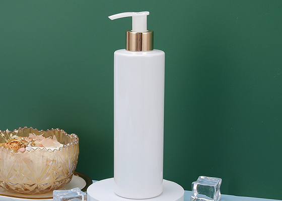 PETG 250 밀리람베르트 백색 유액 분배기 펌프 병 10 oz/300ml